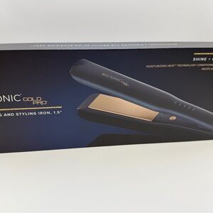Bio Ionic Gold Pro Hair Straightener - Black and Gold